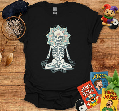 Skeleton with Third Eye Meditation Shirt product type