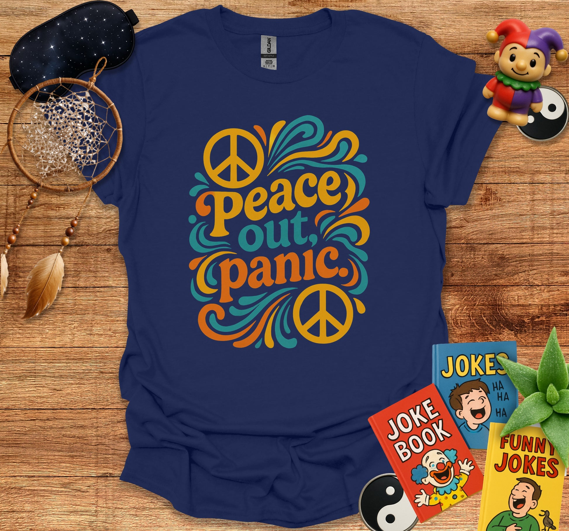 Peace Out Panic Graphic Design Shirt product type