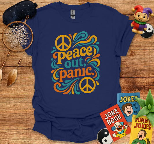Peace Out Panic Graphic Design Shirt product type