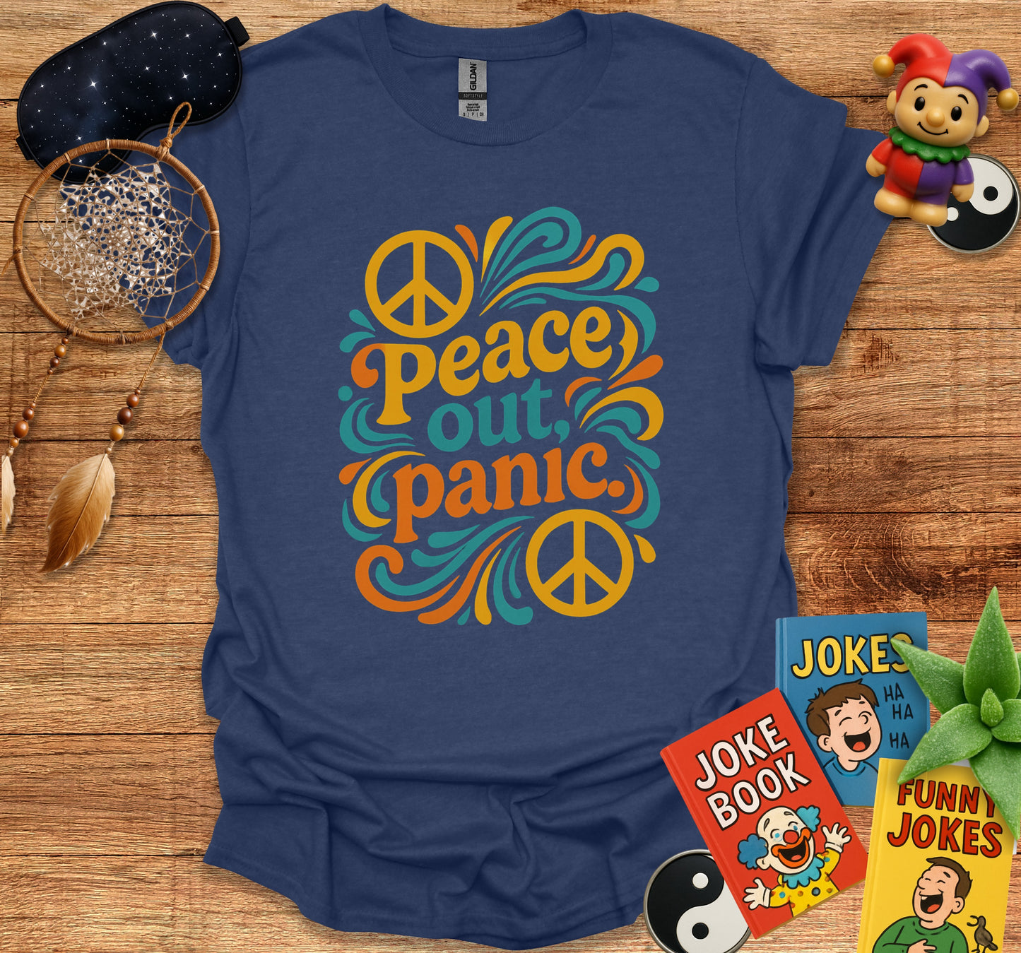 Peace Out Panic Graphic Tee product
