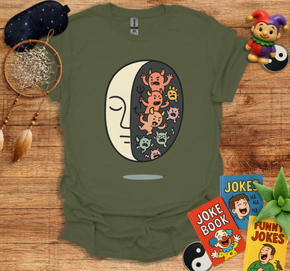 Funny Alien Mask Graphic Design T-Shirt product type