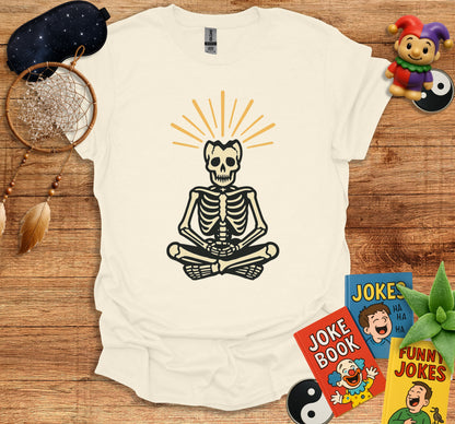 Skeleton with Radiating Head Halloween T-shirt product