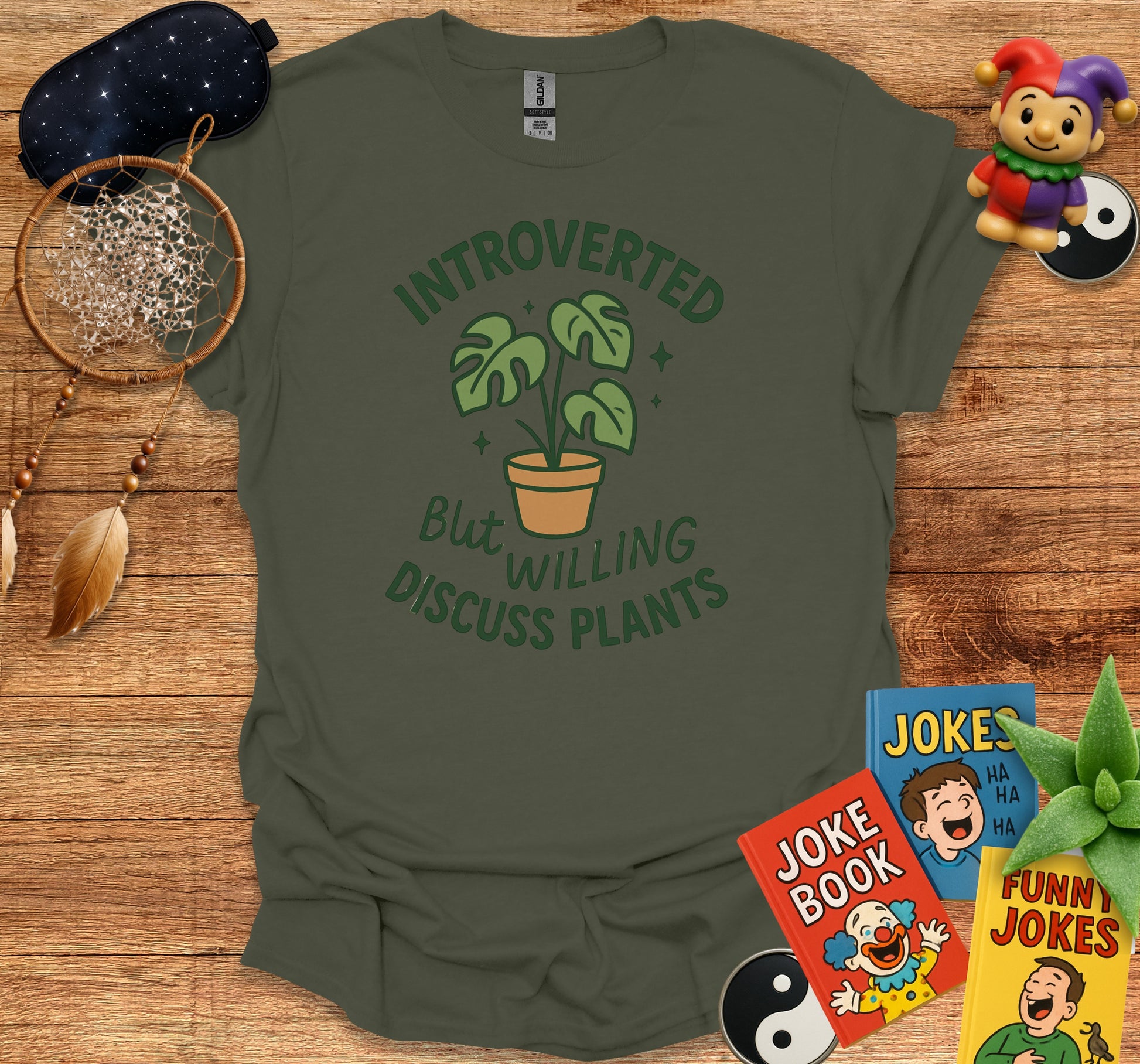 Introverted But Willing Discuss Plants T-Shirt product