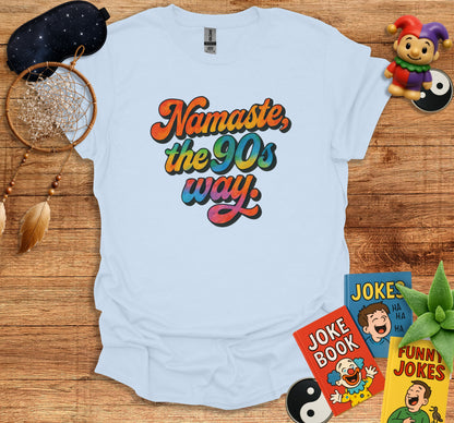 Namaste the 90s Way Colorful T-Shirt product