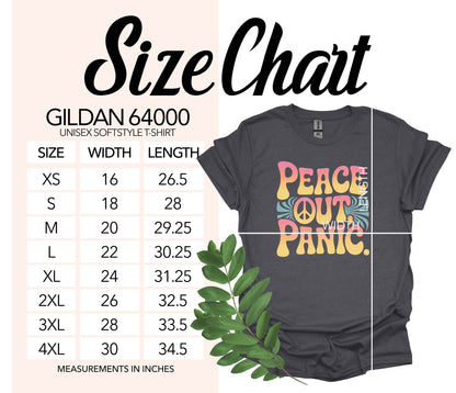 Peace Out with Panic Graphic Unisex T-Shirt product type