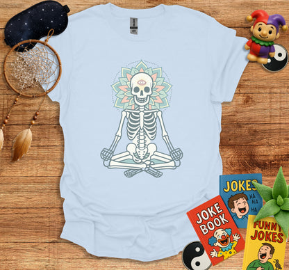Meditating Skeleton Graphic T-shirt product type