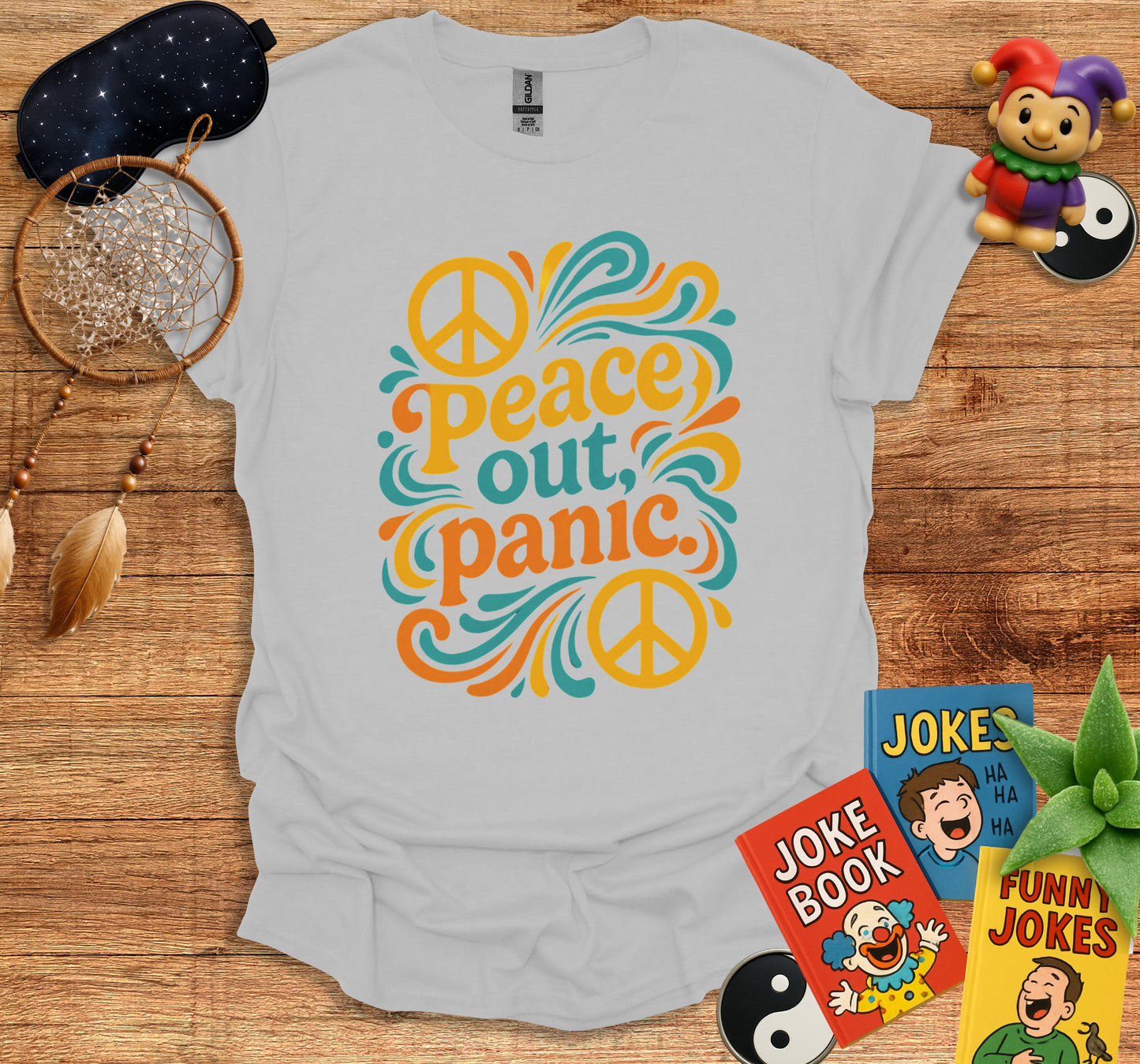 Peace Out Panic Graphic Tee product type