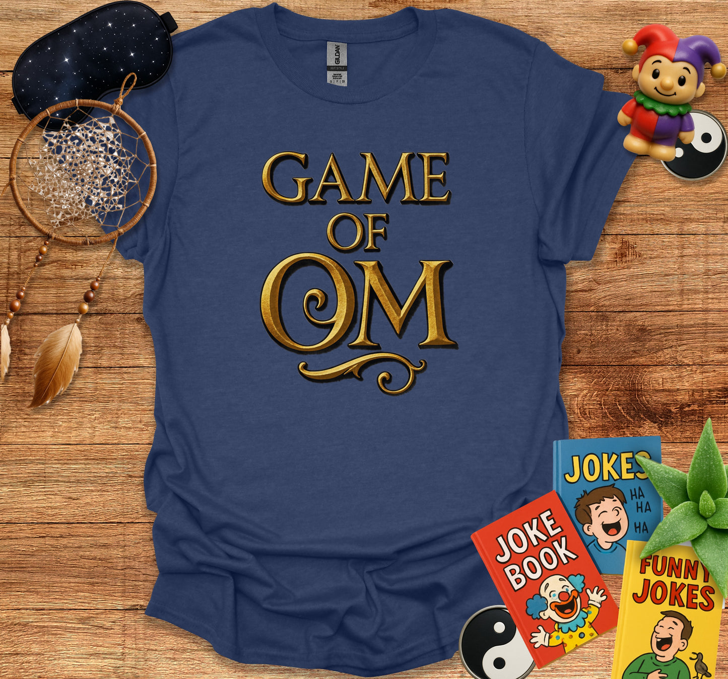 Game of OM Relaxed Fit Yoga Meditation T-shirt product