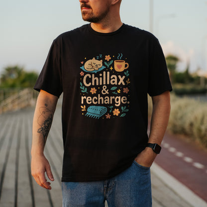 Chillax and Recharge Graphic T-shirt product