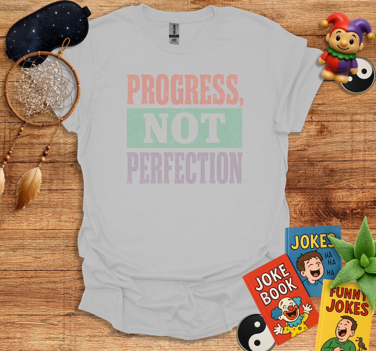 Progress Not Perfection Graphic Tee product