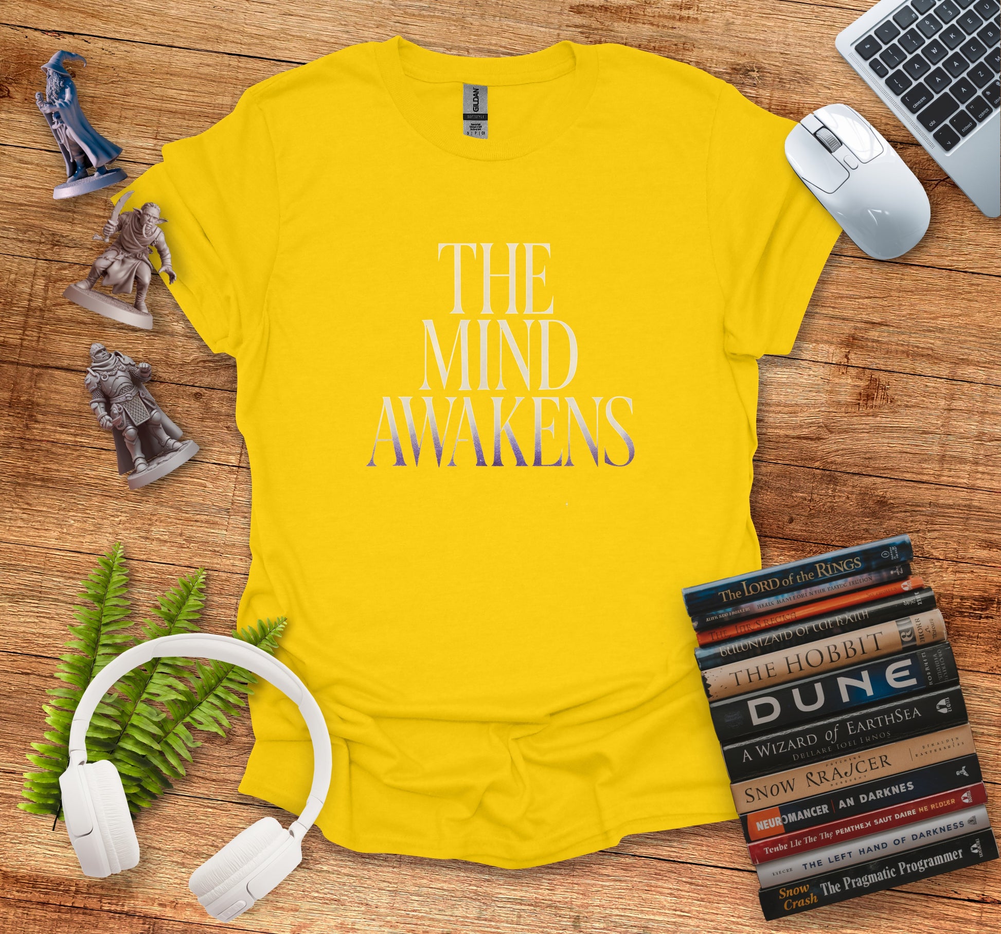 The Mind Awakens Yellow T-Shirt Product Type