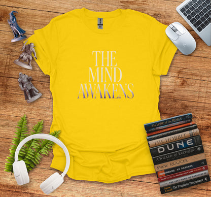 The Mind Awakens Yellow T-Shirt Product Type