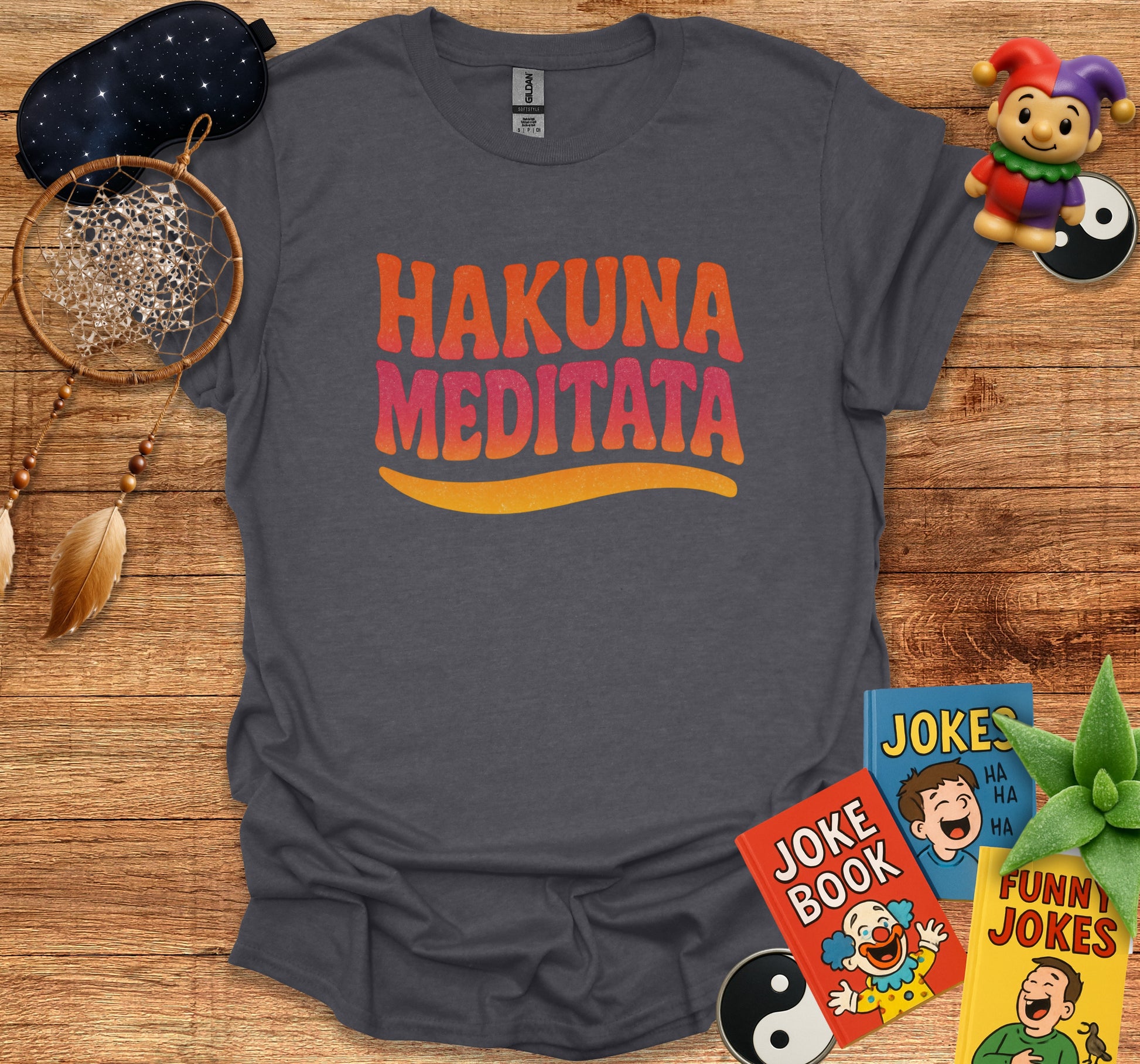 Hakuna Meditata Graphic T-Shirt with Colorful Design product