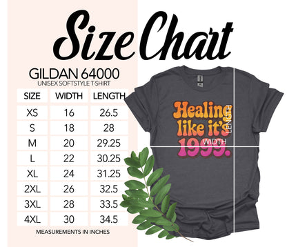 Healing Like it 1995 Unisex Softstyle T-shirt product type