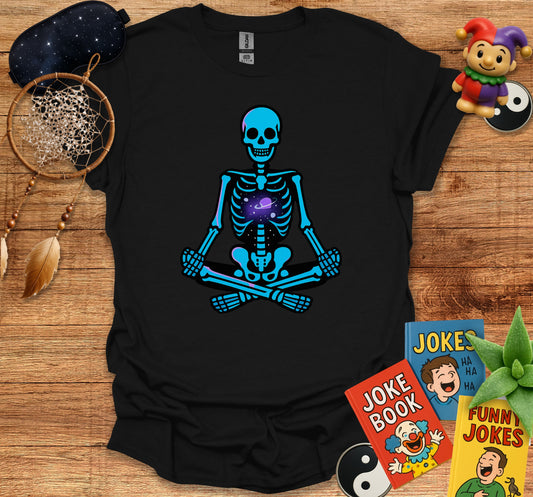 Meditating Skeleton Glow in the Dark Shirt product type