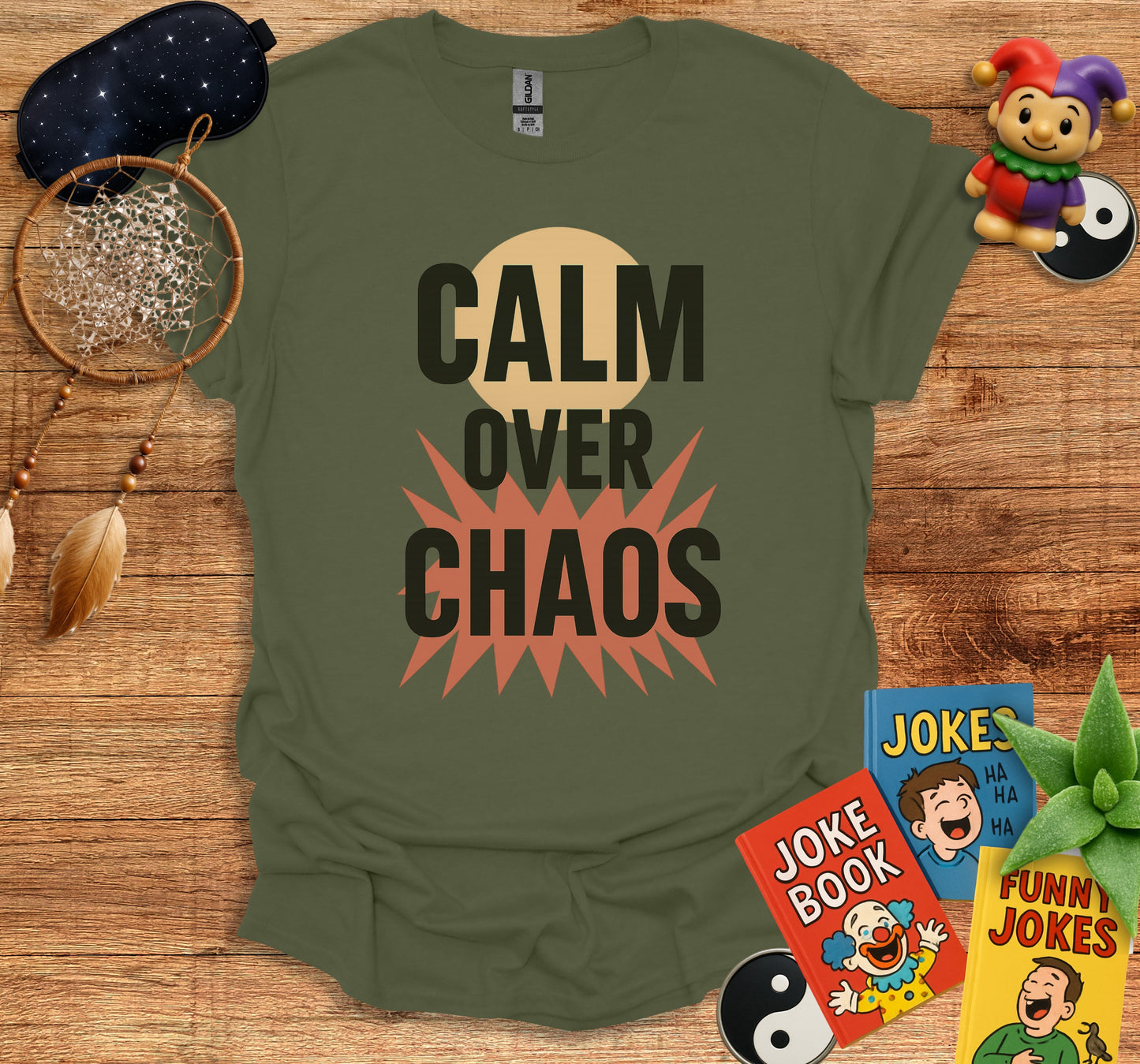 Calm Over Chaos Graphic T-shirt product type