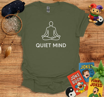 Quiet Mind Yoga Meditation Graphic Tee Shirt product type