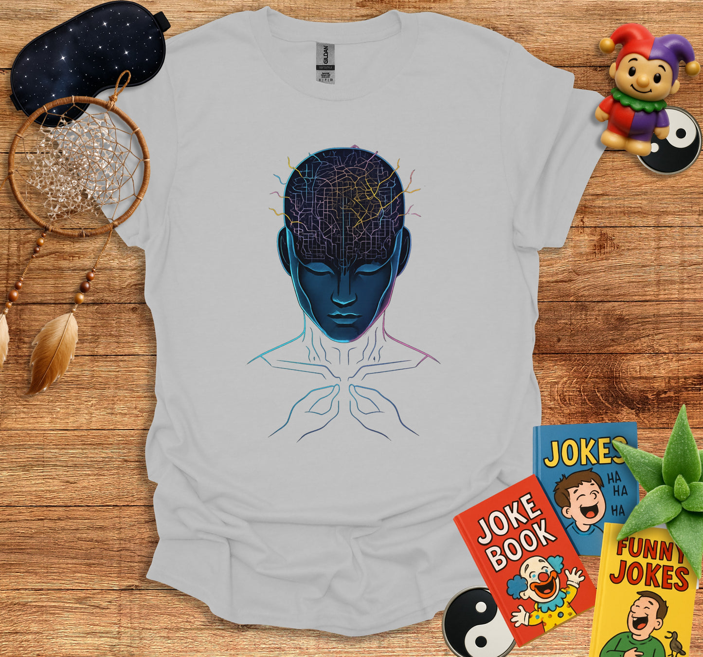 Artistic Cosmic Mind Graphic Design T-Shirt product type