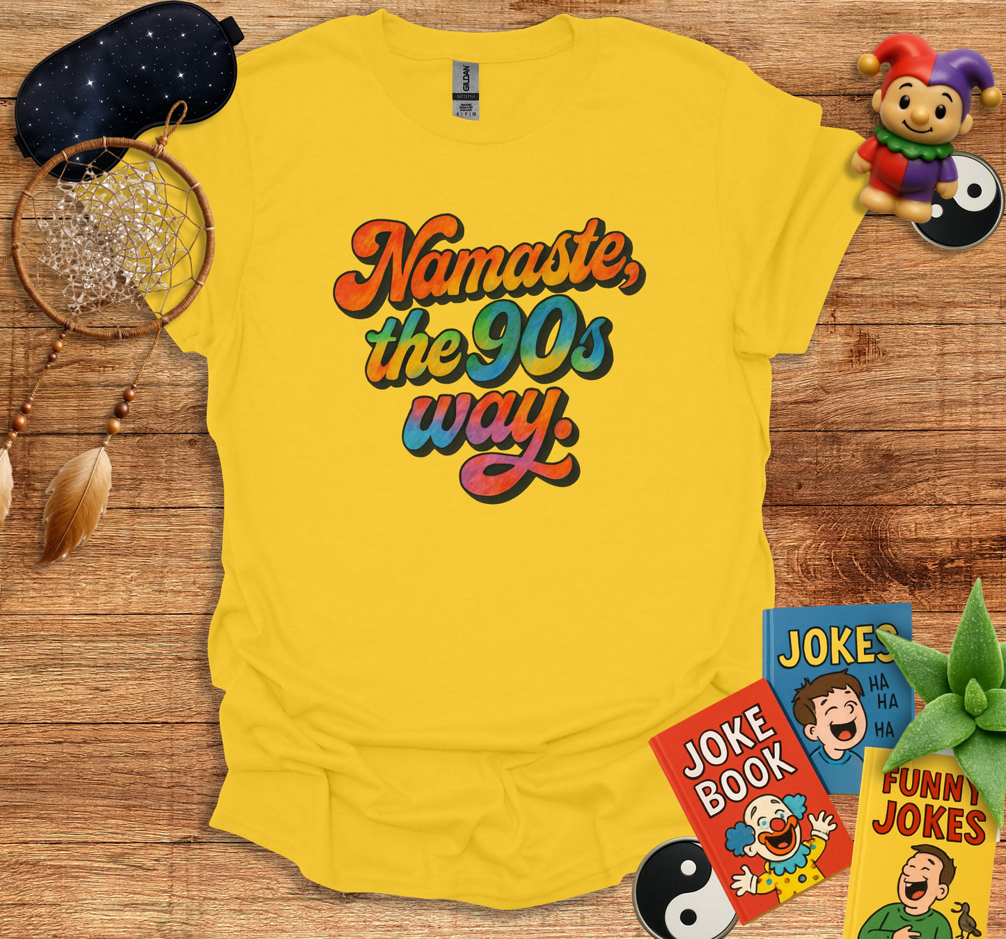 Namaste the 90s Way Graphic Tee Product Type