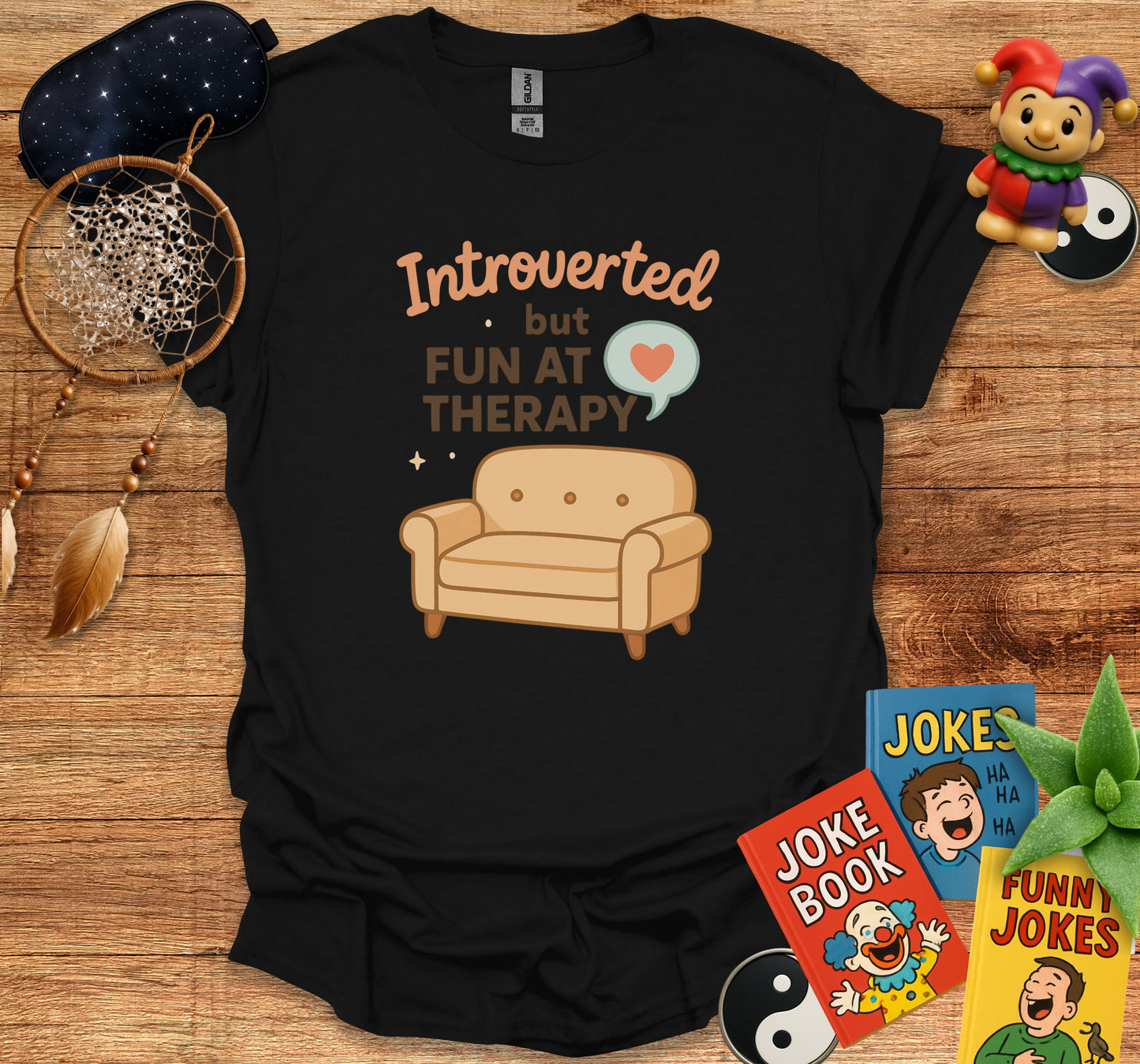 Introverted But Fun At Therapy Shirt product