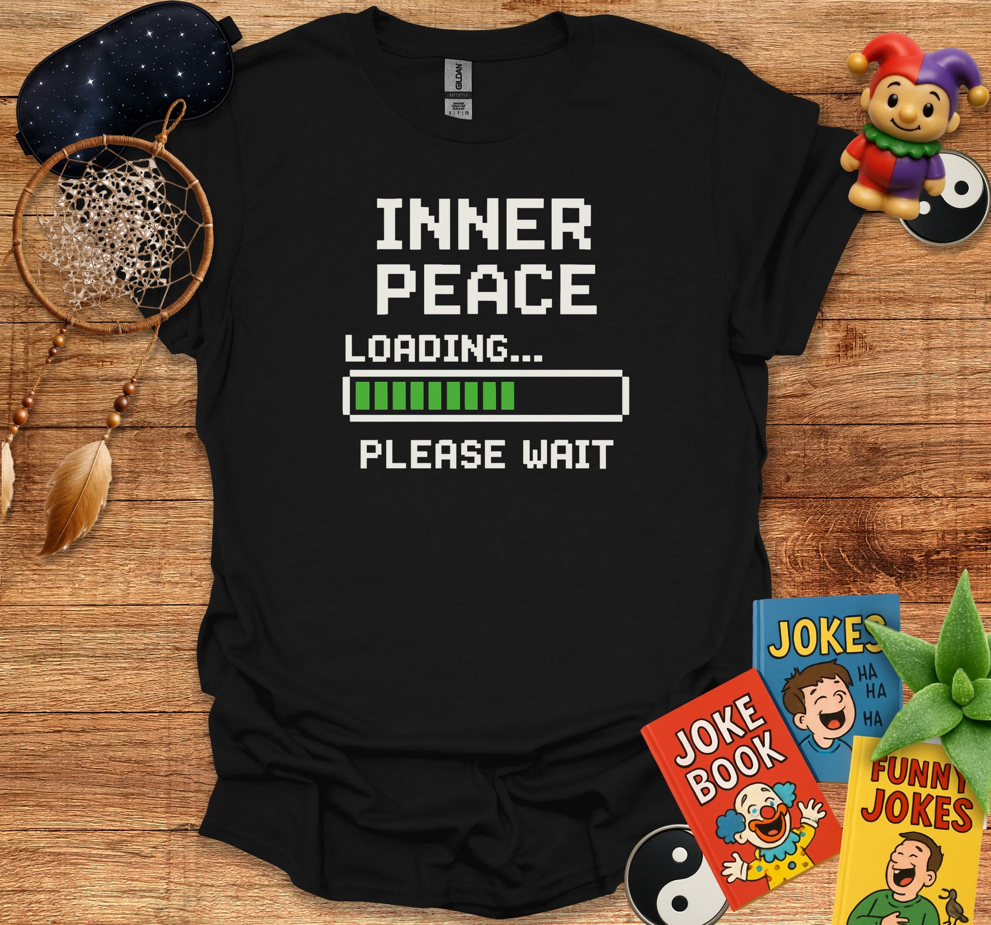 Inner Peace Loading Please Wait Graphic product type