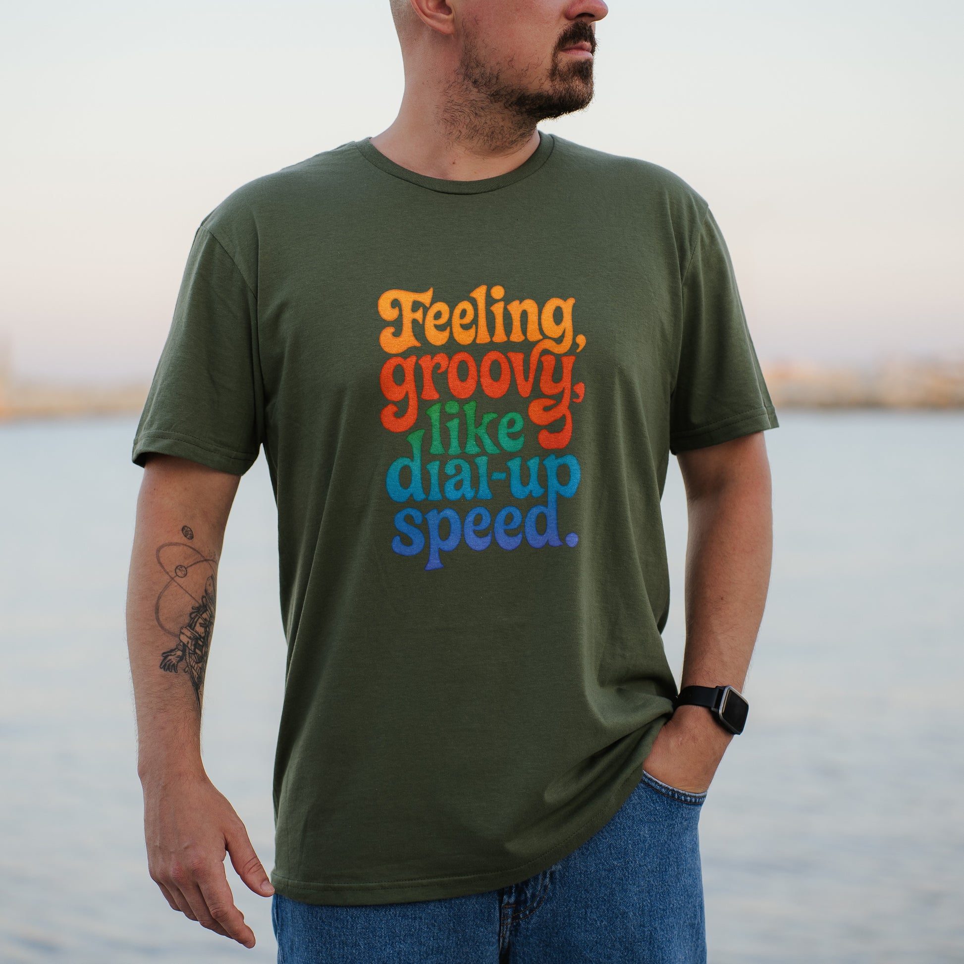 Feeling Groovy Like Dial-Up Speed T-Shirt product
