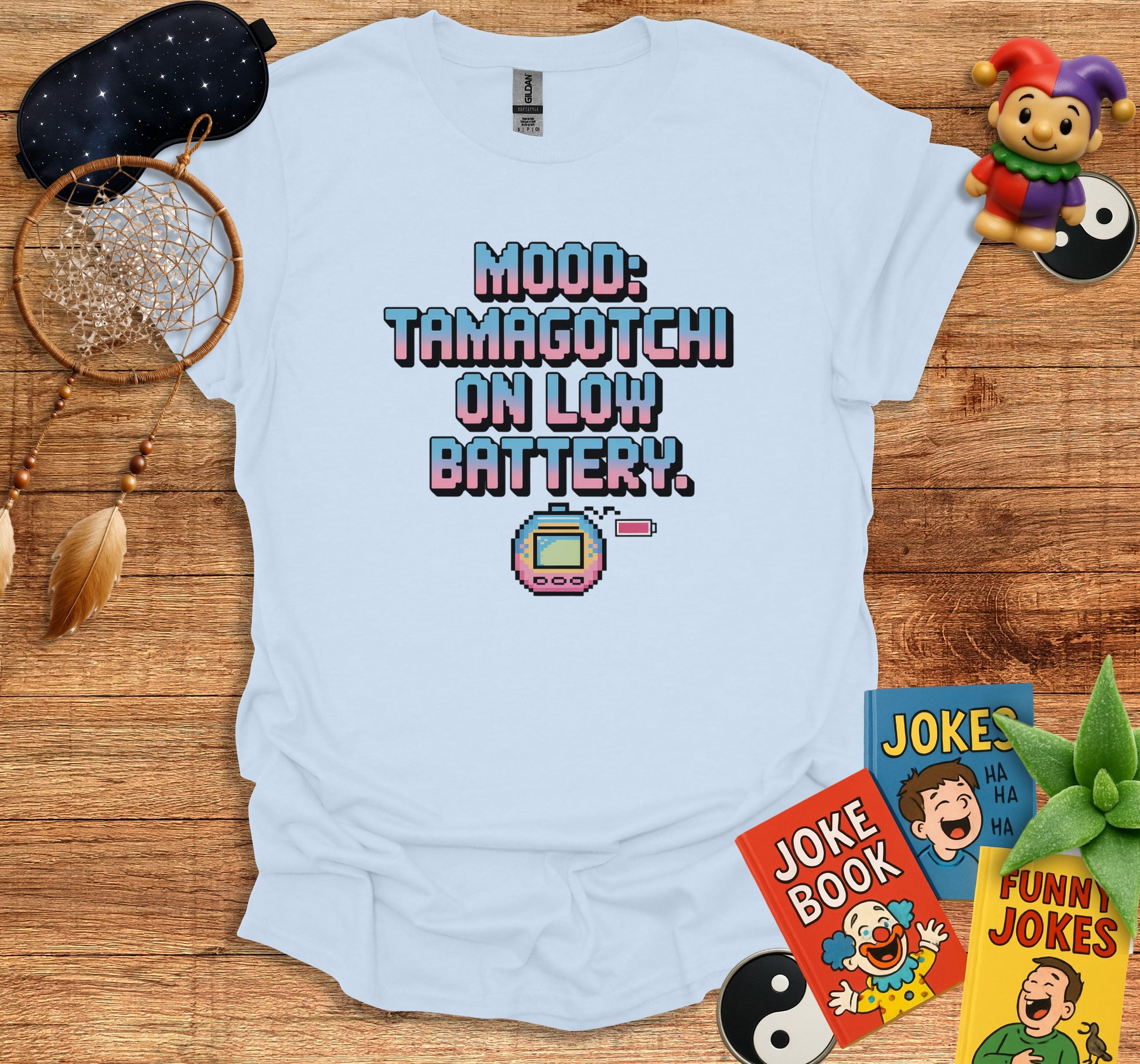 Mood Tamagotchi on Low Battery T-Shirt product type
