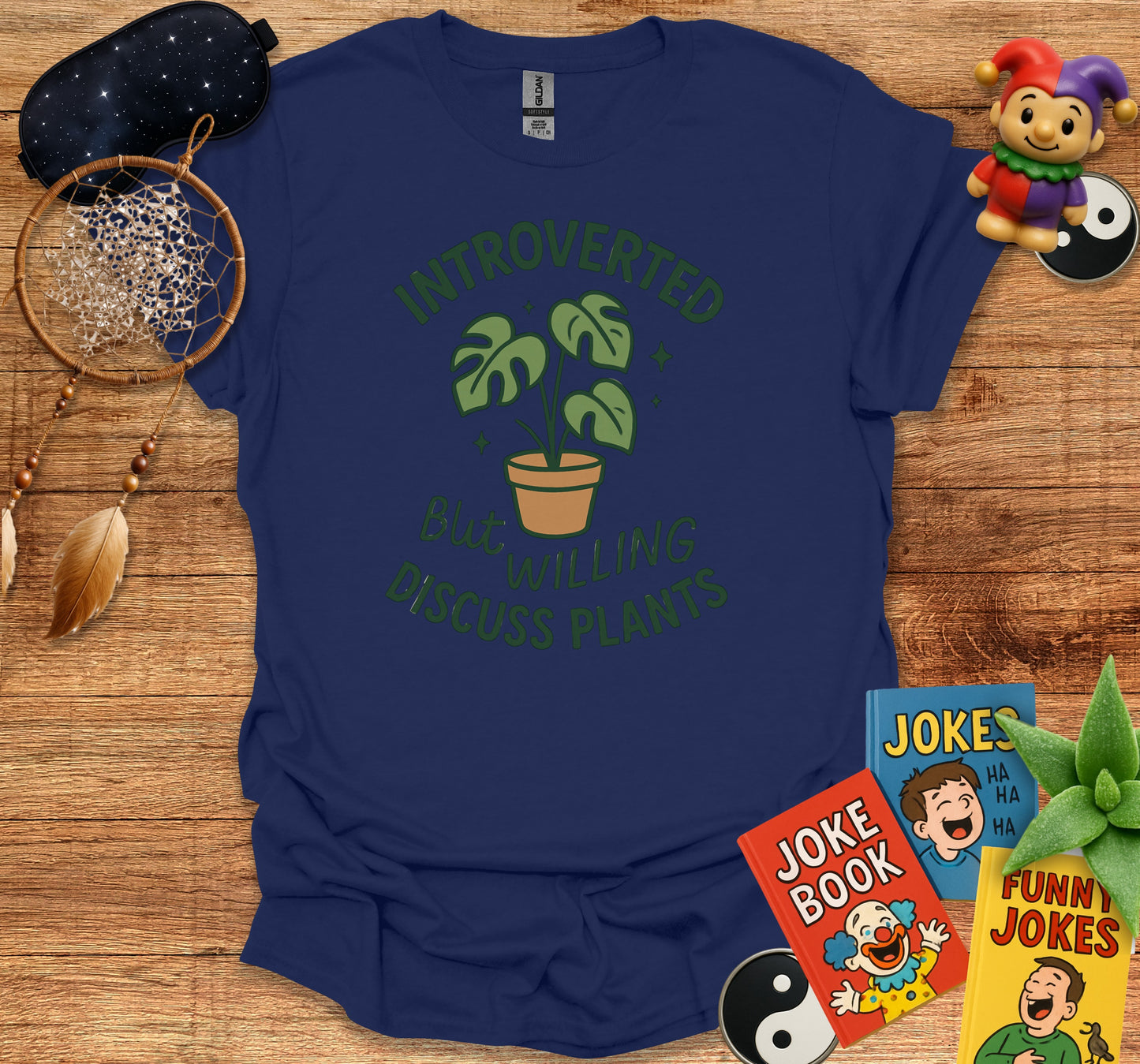 Introverted But Willing Discuss Plants shirt product type