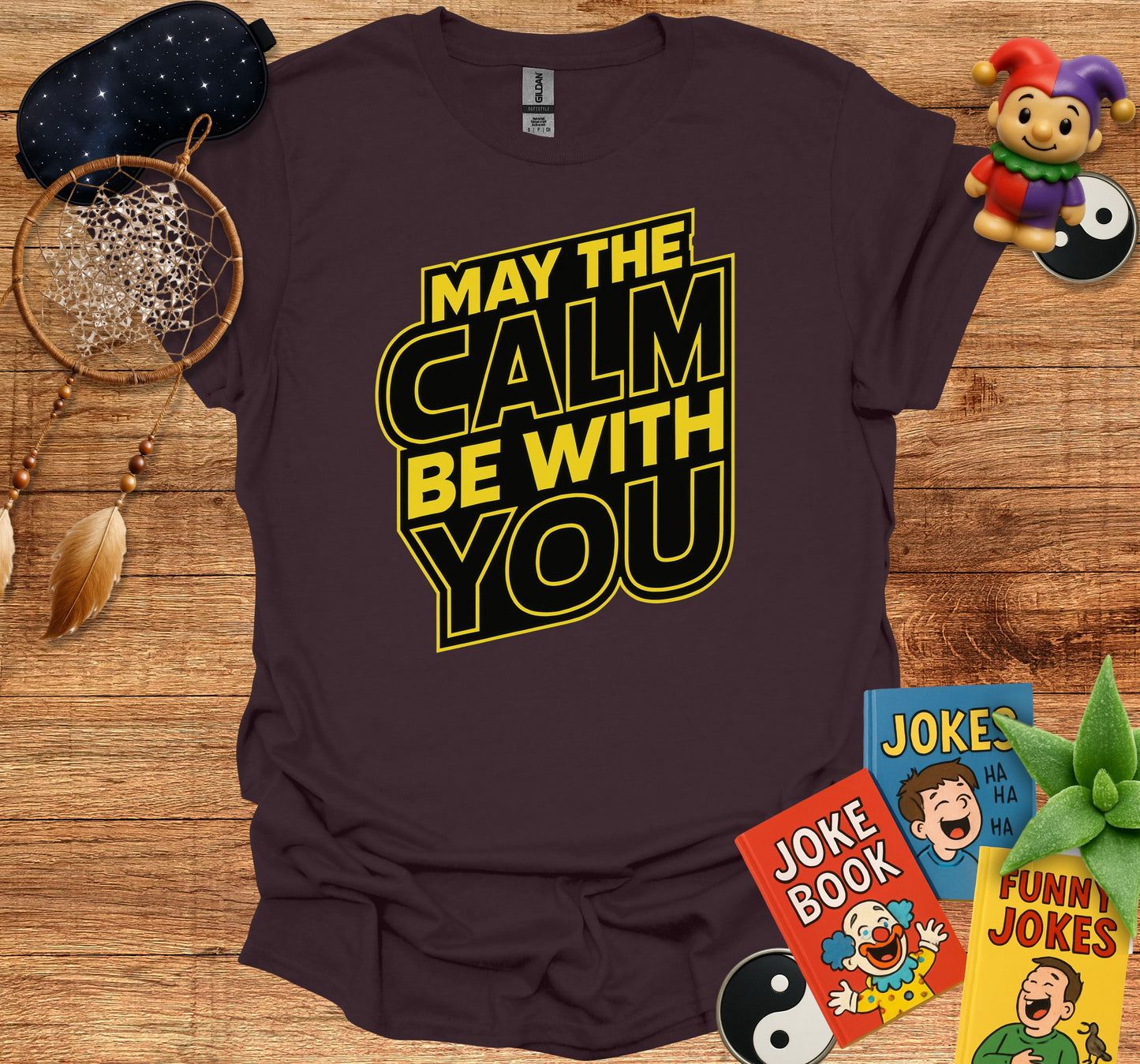 May The Calm Be With You Graphic Tee product type