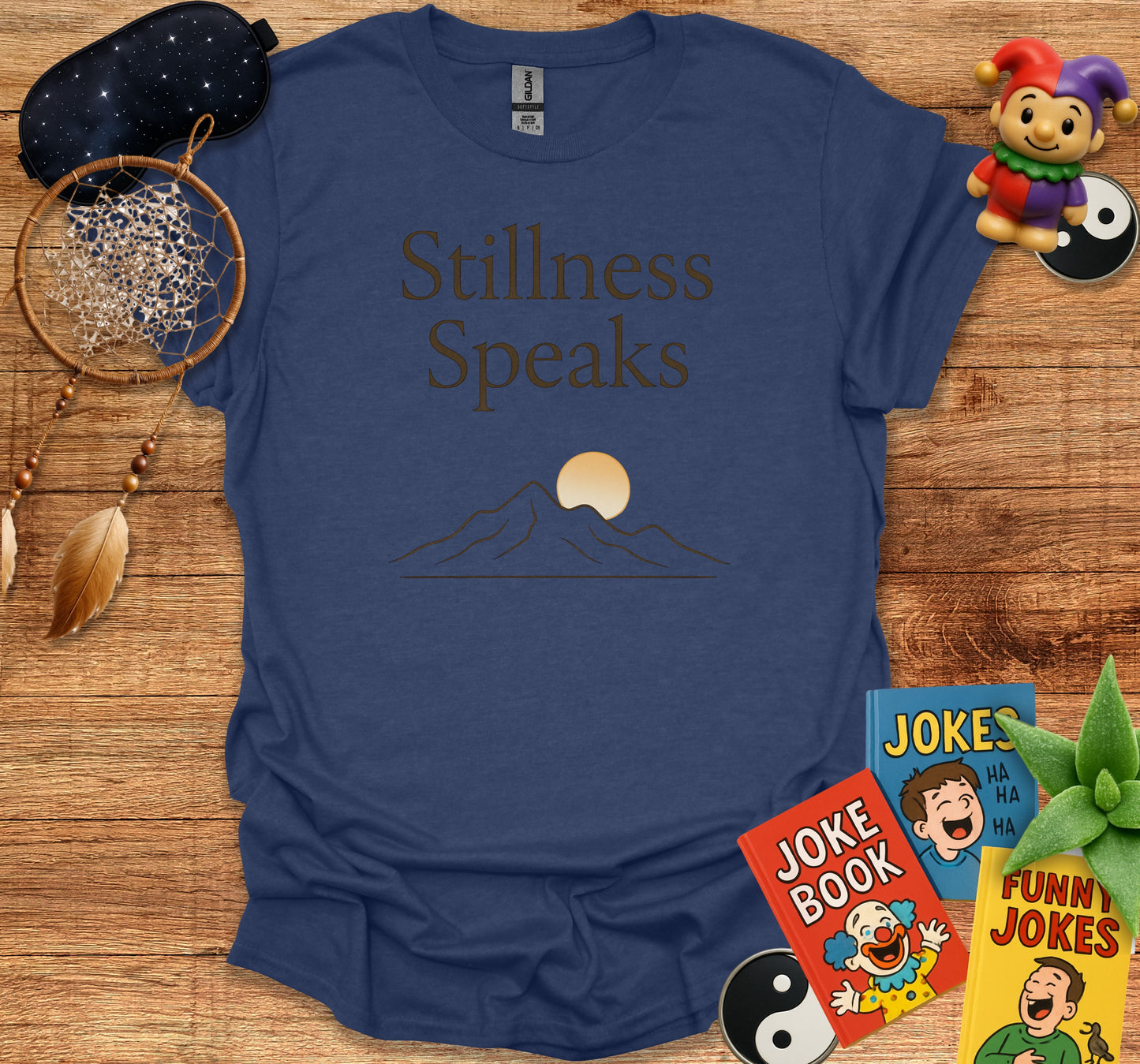 Stillness Speaks Graphic Tees Unique Design product type