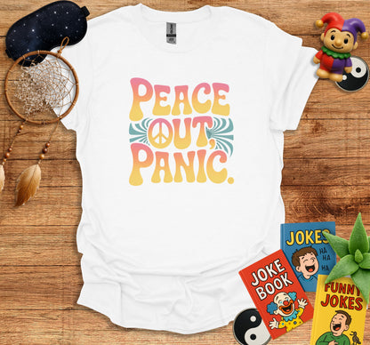 Peace Out Panic Stylish Graphic Tee product type