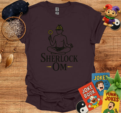 Sherlock Om Humorous Yoga Inspired T-shirt product