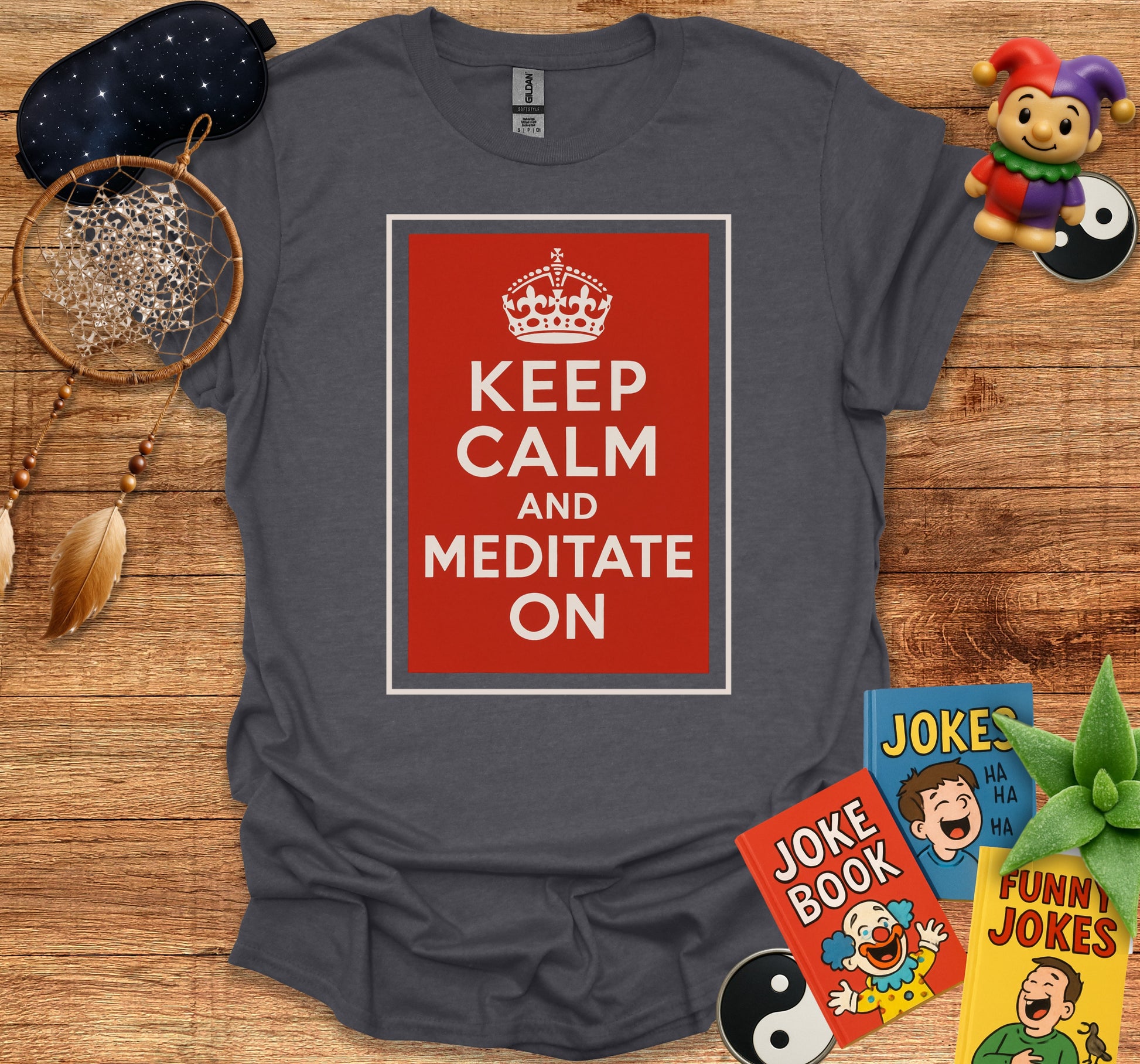 Keep Calm and Meditate On Graphic Tee product