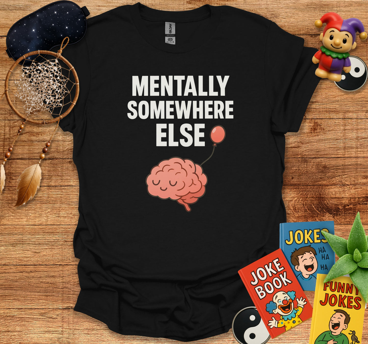 Mentally Somewhere Else Graphic Tee product