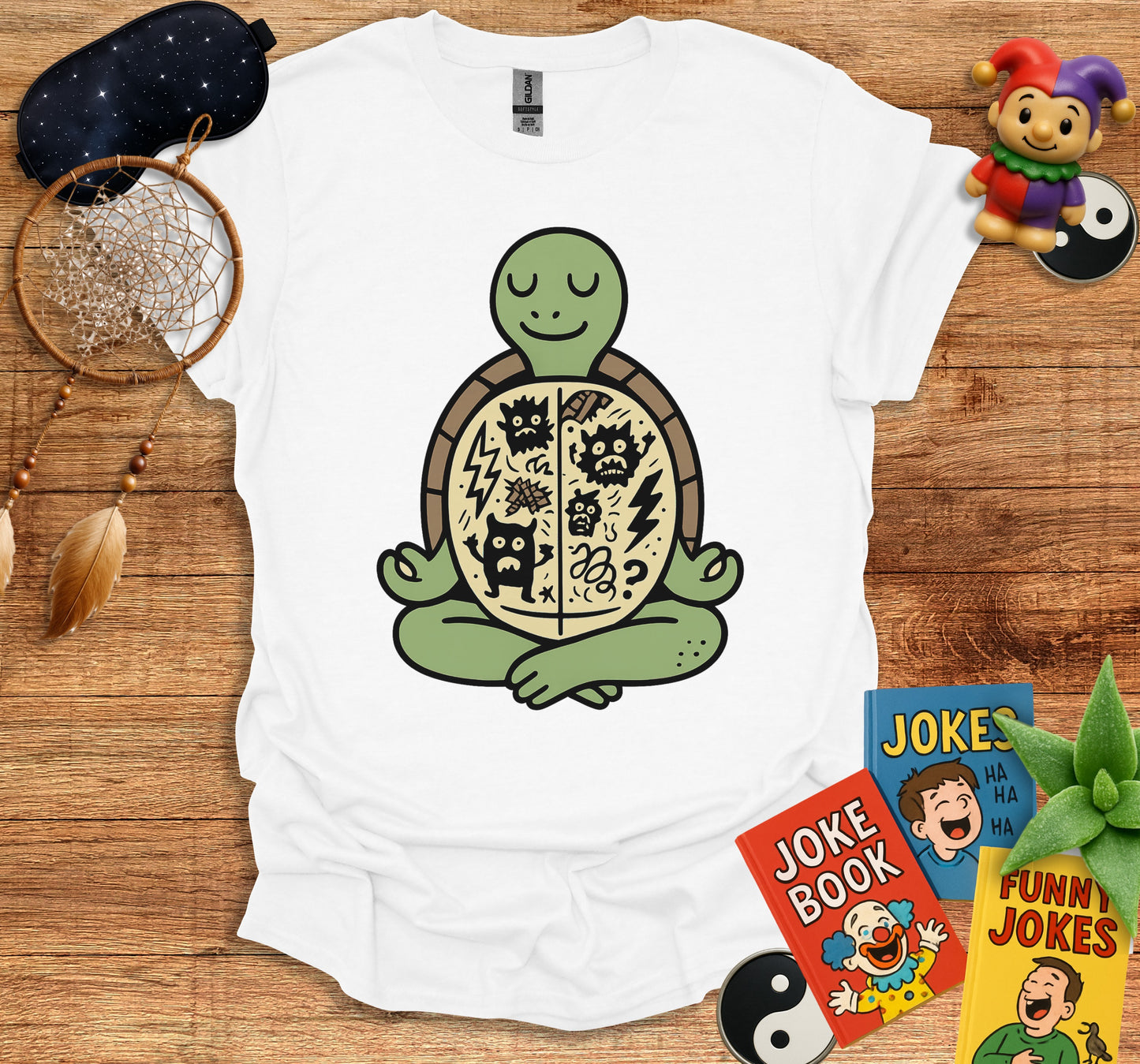 Meditating Turtle Graphic Unisex T-Shirt Product Type