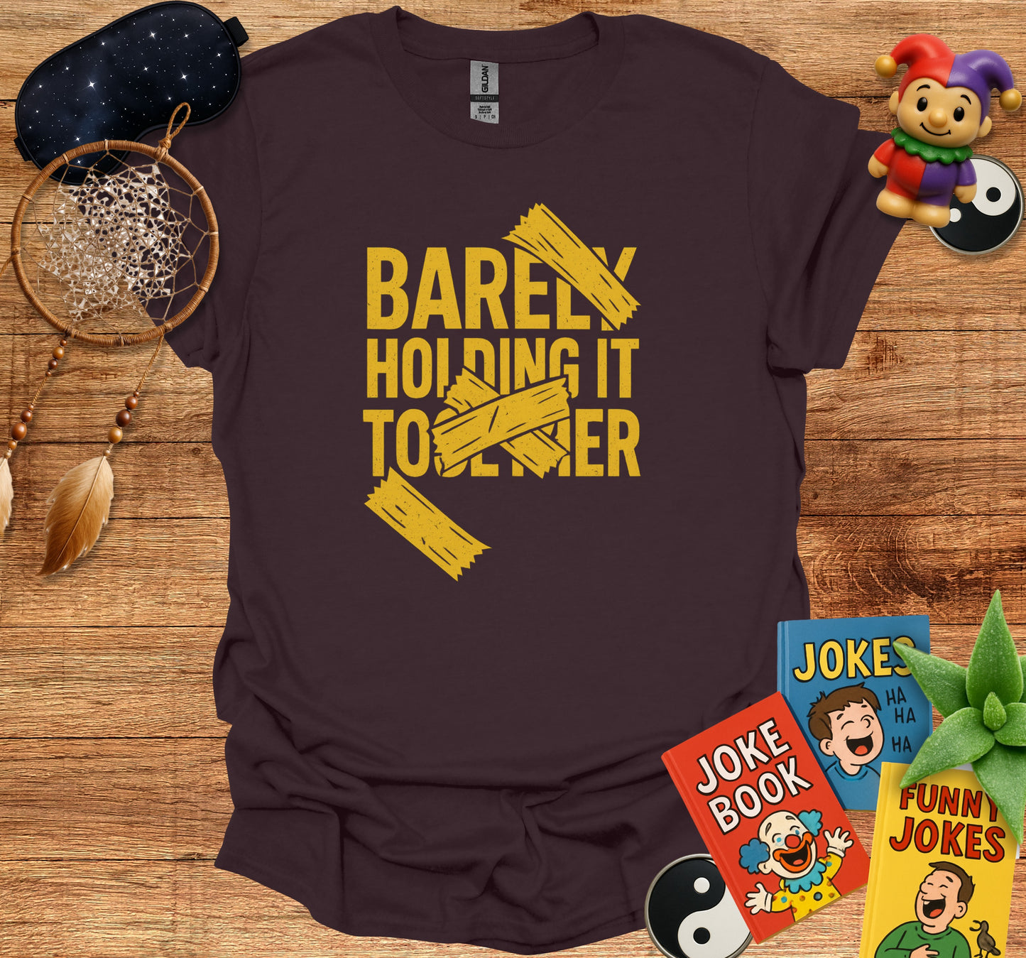 Barely Holding It Together Funny Shirt product