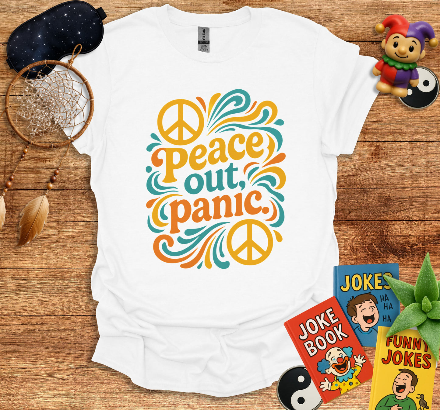 Peace Out Panic Graphic Design Shirt product type