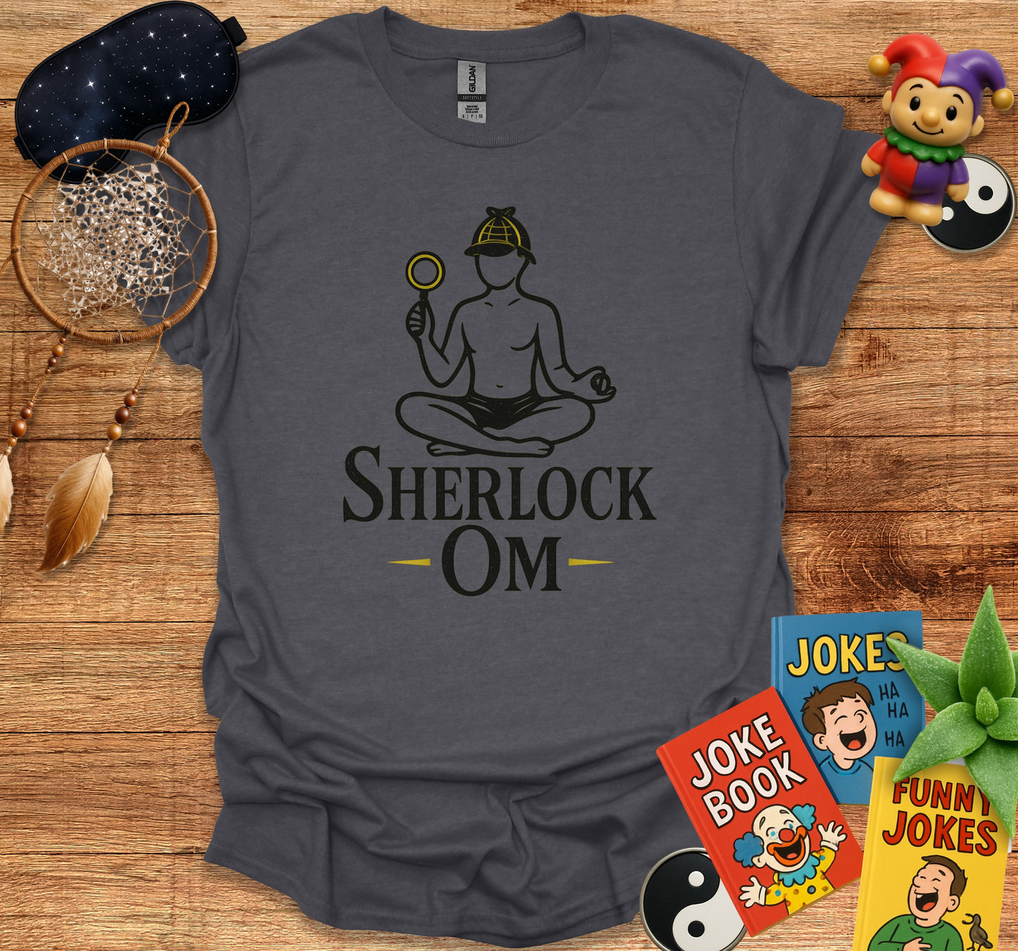 Sherlock Om Detective Meditation Themed T-Shirt product