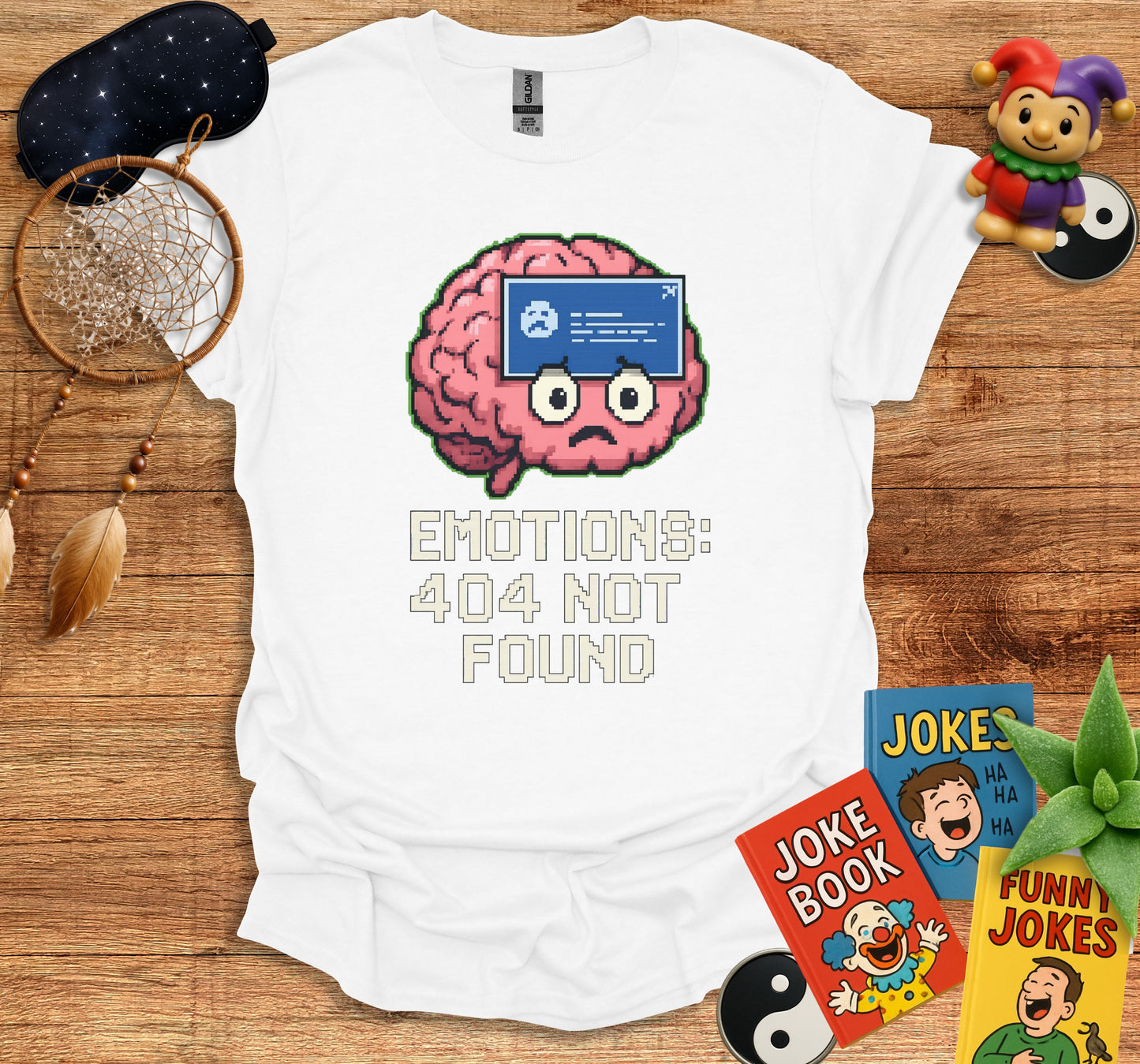 Emotions 404 Not Found Digital Brain Graphic product