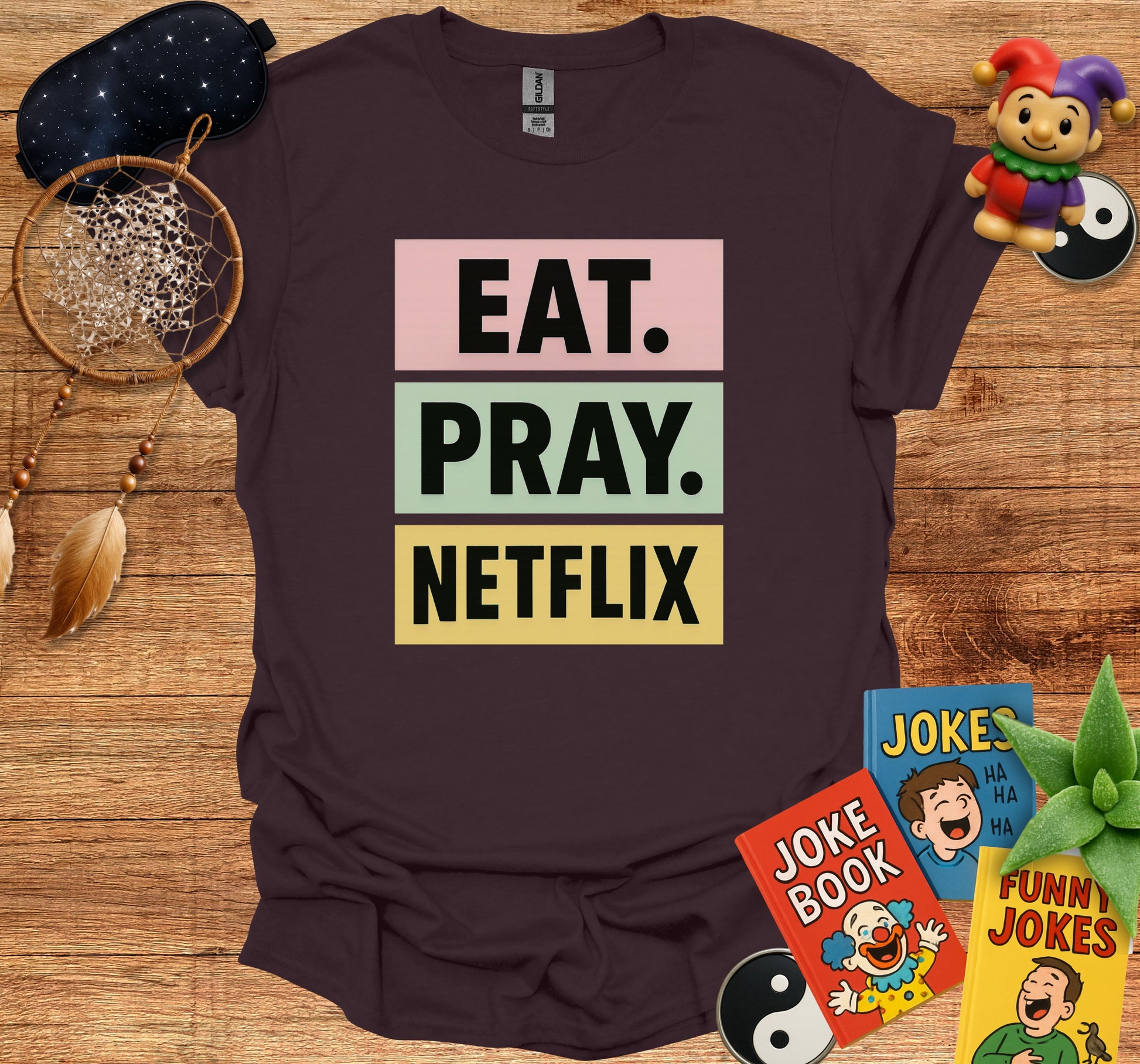 Eat Pray Netflix Graphic T-Shirt product