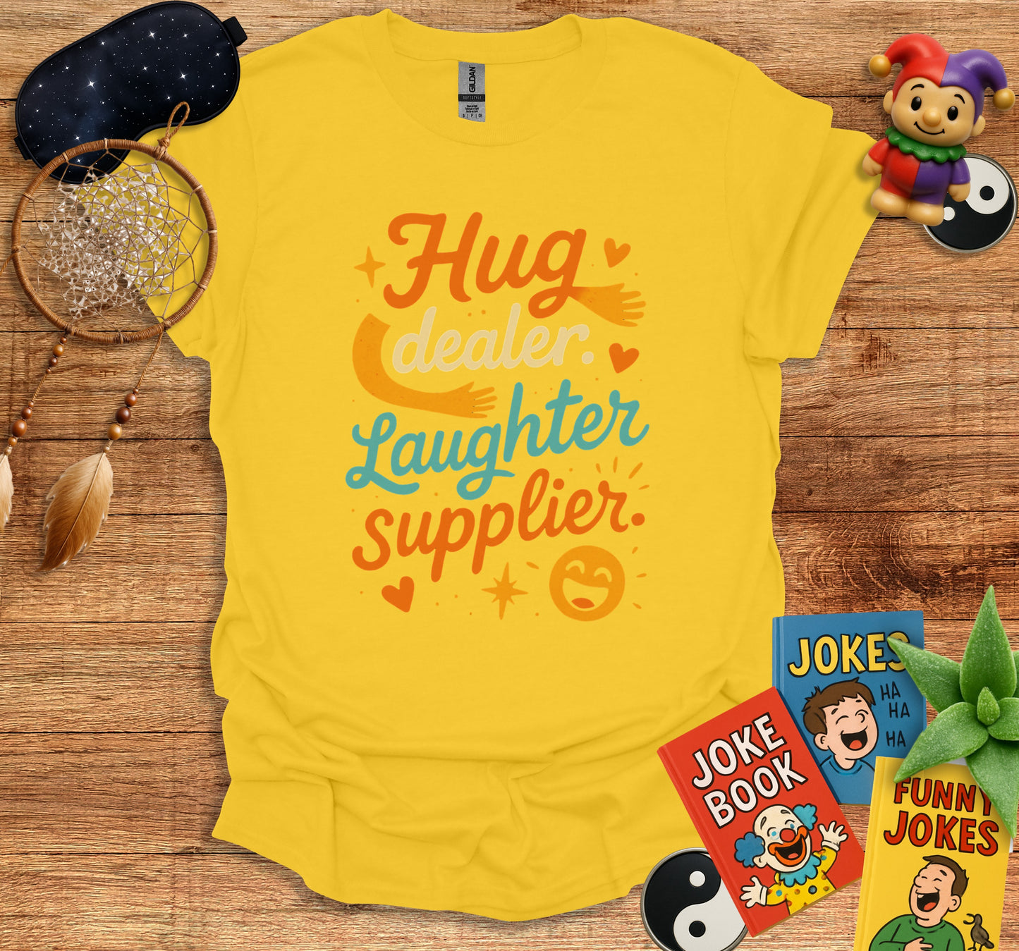 Hug Dealer Laughter Supplier Graphic Shirt product type