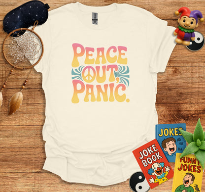 Peace Out Panic Statement T-Shirt product