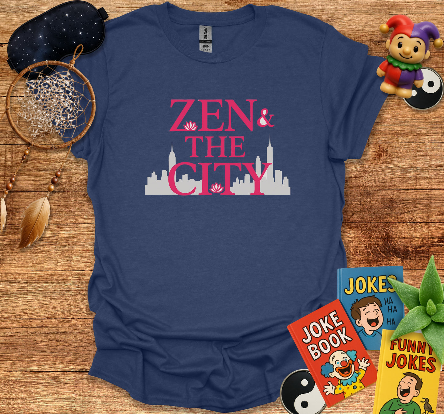 Zen & The City Skyline Graphic T-Shirt product