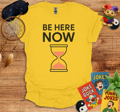 Be Here Now Yellow Graphic T-Shirt product type