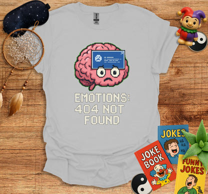 Emotions 404 Not Found Brain with Error T-shirt product