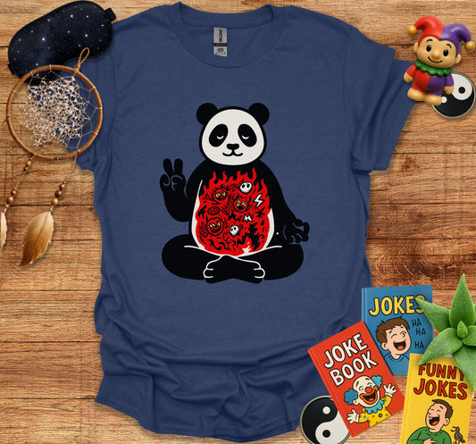 Peaceful Panda Design Graphic T-Shirt product type