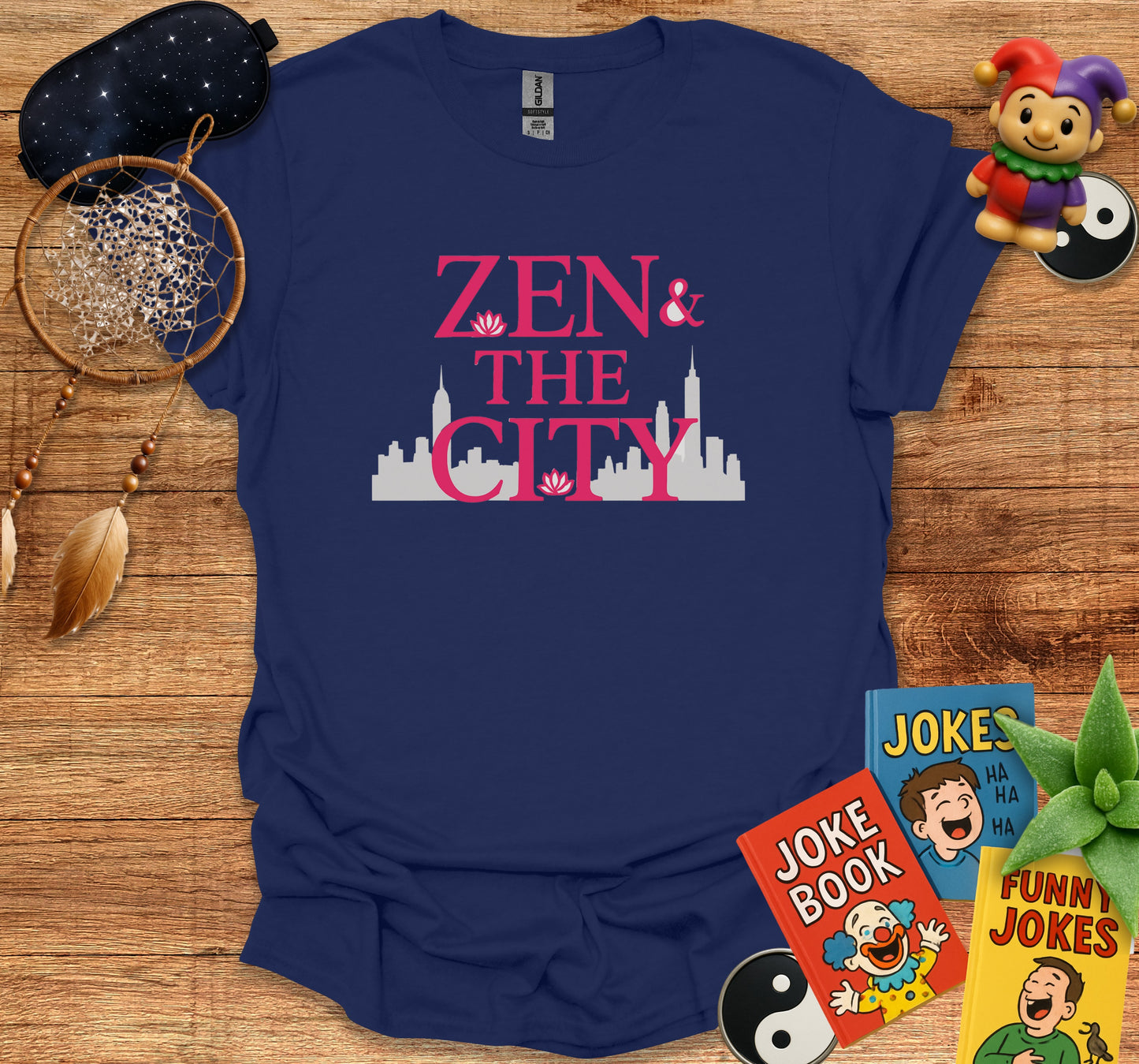 Zen & The City Skyline Graphic T-Shirt product type