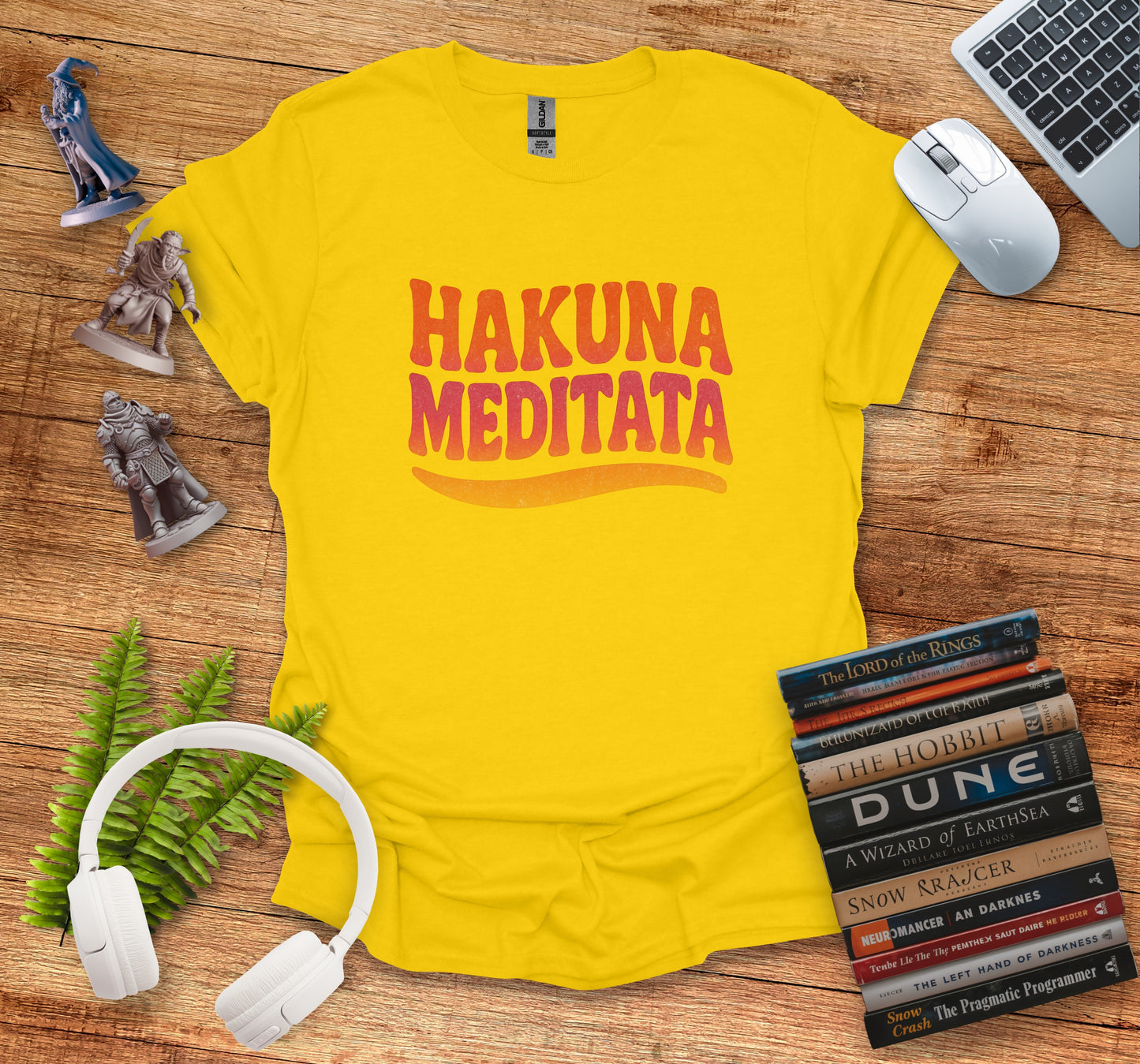 Hakuna Meditata Yoga Themed Graphic T-shirt product