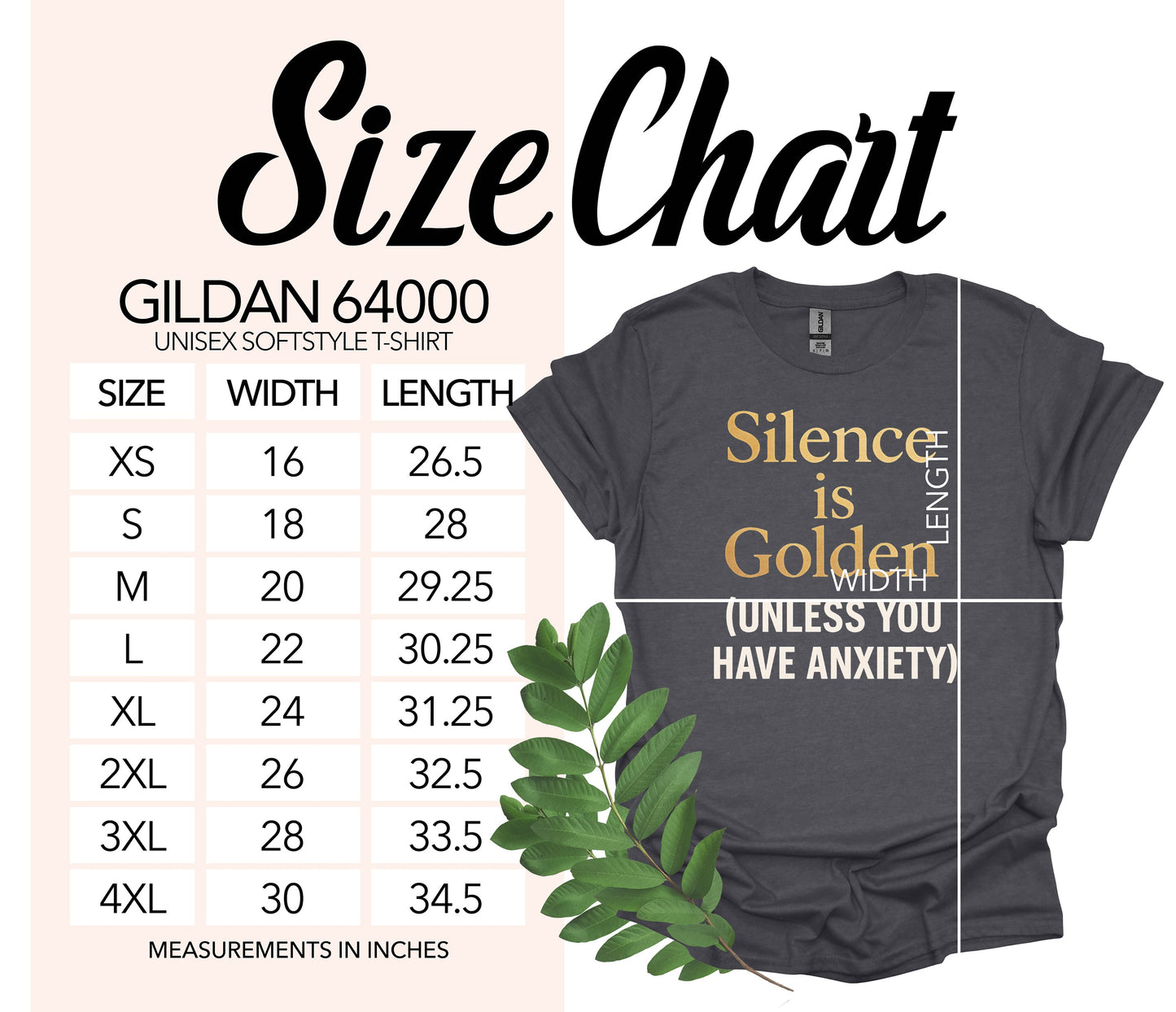 Silence is Golden Unless You Have Anxiety T-shirt