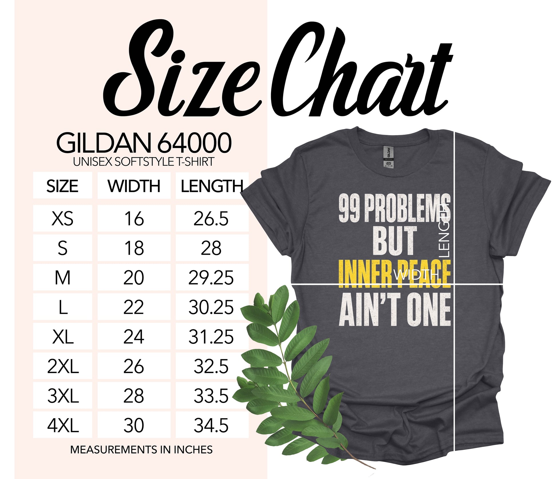 99 Problems But Inner Peace Ain't One T-Shirt product type